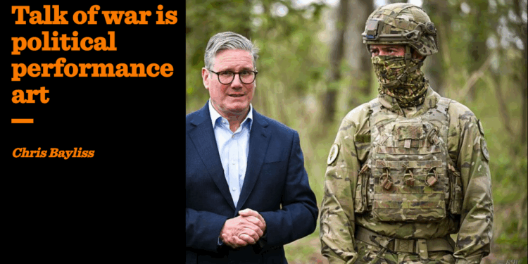 Talk of war is political performance art | Chris Bayliss