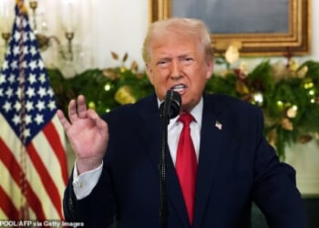 Trump has made clear his frustration about the public airing of the materials, complaining that: ‘Everybody was friendly with this guy (Epstein)'