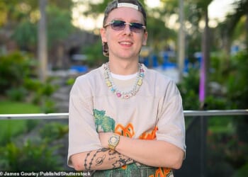 Rapper Aitch during his time on I'm A Celebrity... Get Me Out Of Here! earlier this month