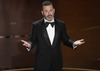YouTube has won the rights to stream the Oscars from ABC, the Academy said Wednesday. Pictured, frequent host Jimmy Kimmel at the 2024 awards