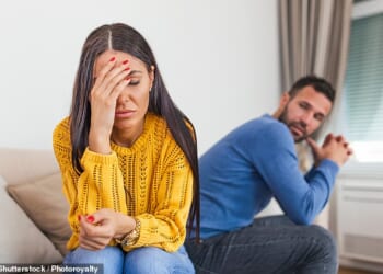 Breaking up is hard to do - especially around Christmas. An expert has said it's kindest to act sooner rather than later (file image)