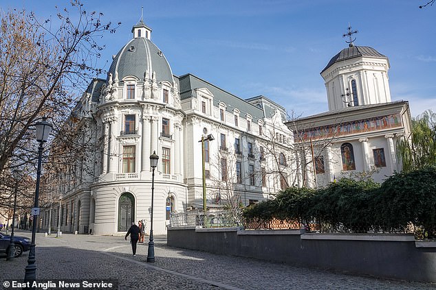 There was a time when ease of movement meant Romanians arrived to the UK in their droves, but as the cost of living has eaten into residents' quality of life, more and more people are returning to picturesque Bucharest (pictured)