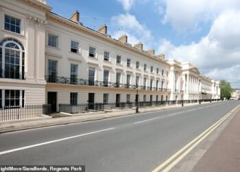 This Grade I listed six bed house in Regent's Park is the most expensive on our list at £25,000,000