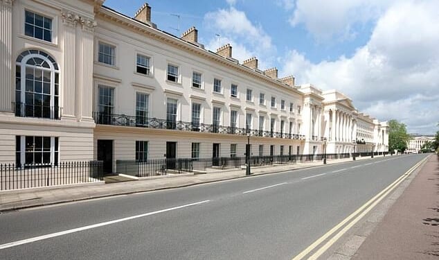 This Grade I listed six bed house in Regent's Park is the most expensive on our list at £25,000,000