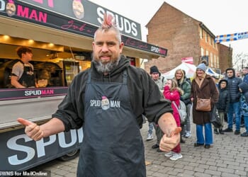 Spudman, whose real name is Ben Newman, has become Britain's most famous spud seller in recent years thanks to TikTok