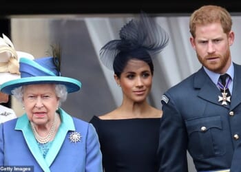 While Her Majesty (left) 'undoubtedly loved' Harry (right), her views as a monarch were of a much harsher tone. 'She saw him as a maverick who had let her down,' royal author Robert Jobson claimed