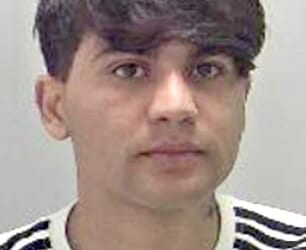 Jan Jahanzeb, 17, led the girl away from her friends and was caught on video covering her mouth as she tried to scream