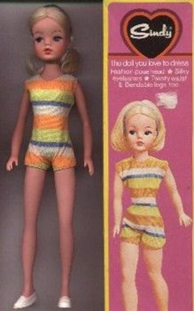 1970: Sindy Cost then: £3.99. Cost now: £55.25. Sindy was created in Britain by Pedigree Dolls & Toys in 1963 as a more wholesome rival to Barbie, and she became the best-selling toy in the United Kingdom in 1968 and 1970
