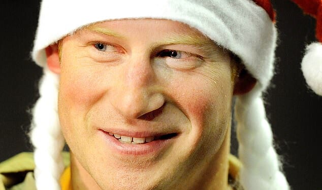 In December 2012, Prince Harry (pictured) was absent from the Royal Family's annual Sandringham celebrations as he was 3,500 miles away fulfilling his RAF duties in Afghanistan