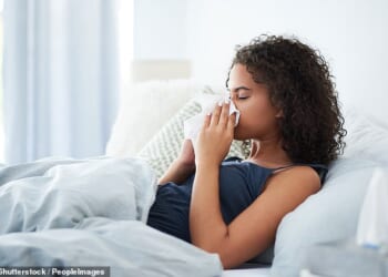 A resurfaced study suggests nasal rinsing may reduce the length of the common cold by up to two days (stock image)