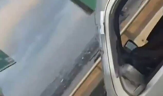 Anthony Joshua's friend Kevin Ayodele's Snapchat story video featured the journey in the car before the crash