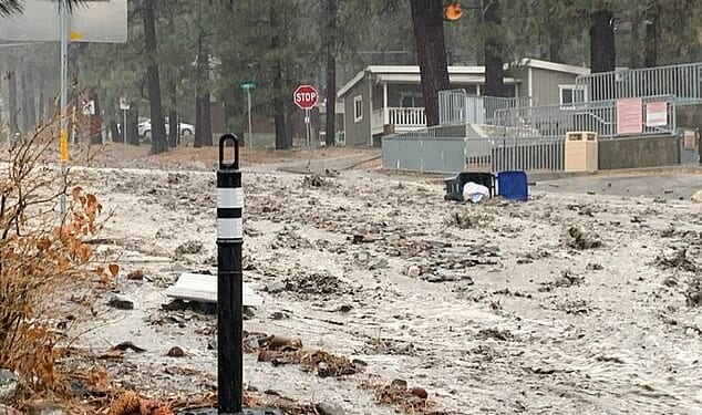 Thousands of California residents found themselves under evacuation orders on Christmas morning, as disastrous floods and debris flows closed down major highways