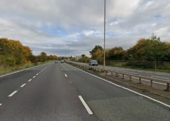 Three killed and fourth injured in single-car crash after vehicle 'left the road' in early hours as woman, 37, arrested
