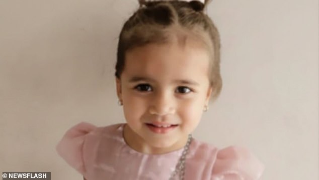 Isabele Louise de Sousa Silva is believed to have fallen head first into the bucket and was unable to climb out