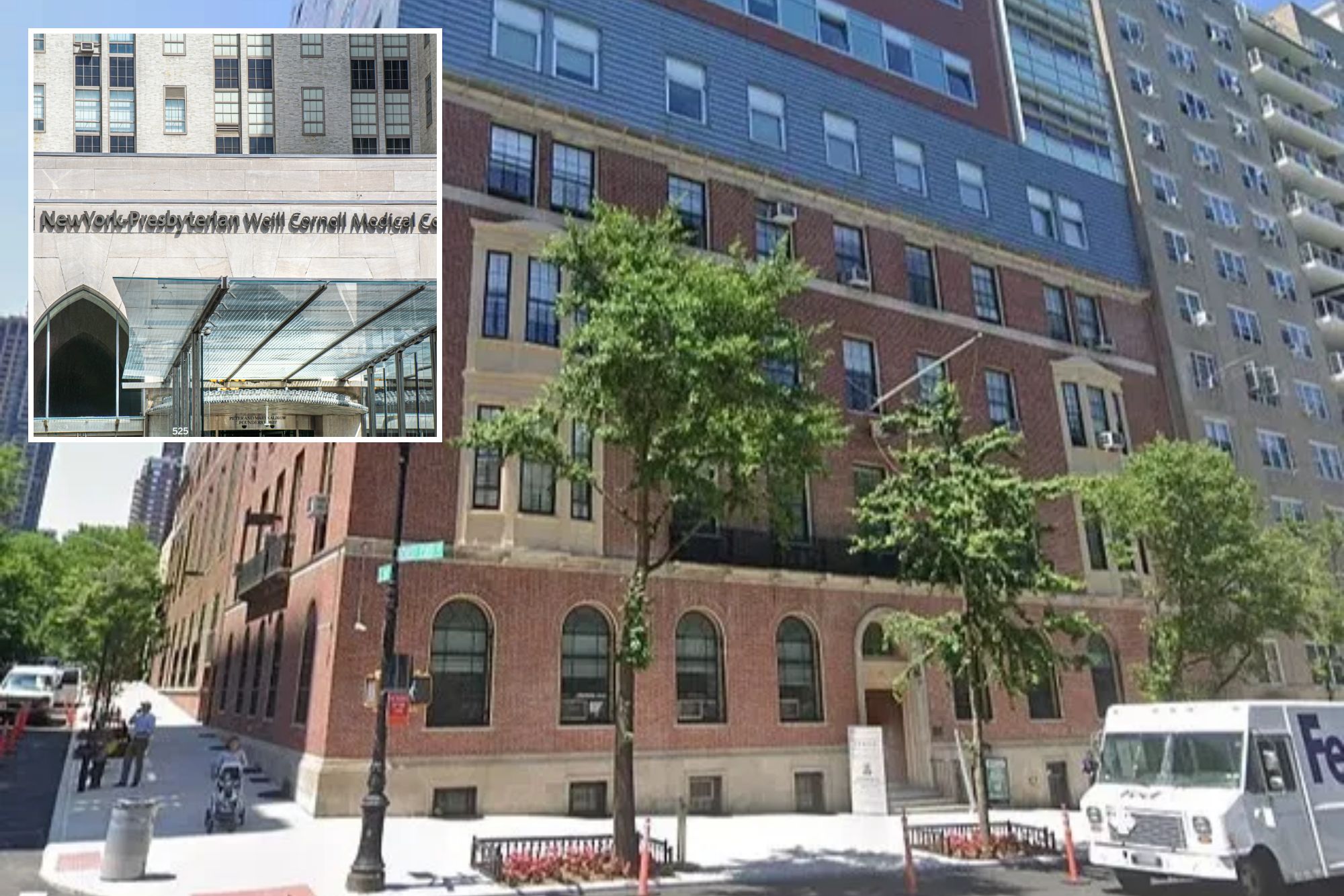 The New York School for the Deaf on a sunny day.