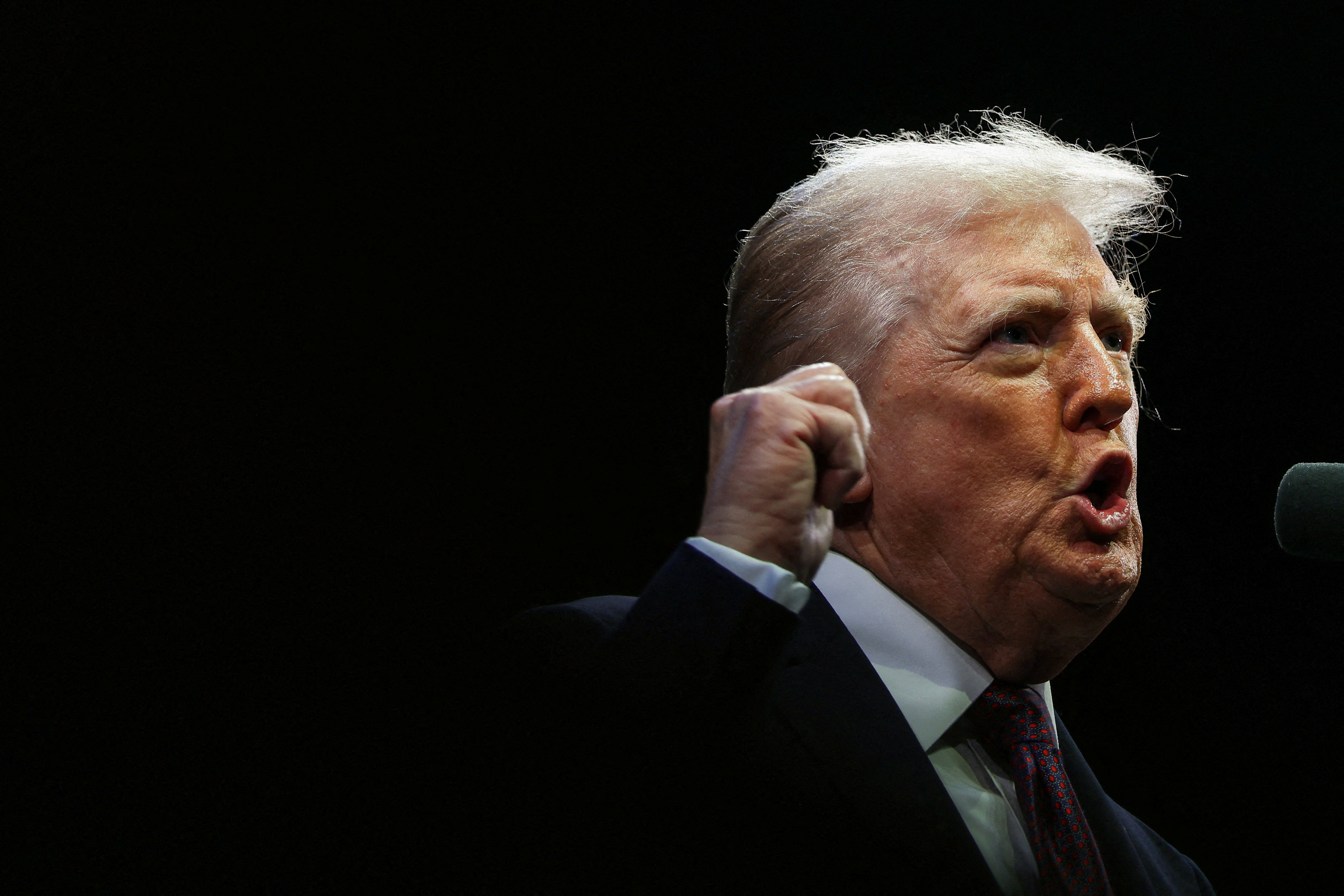 : U.S. President Trump delivers remarks to the White House Religious Liberty Commission, in Washington, D.C.