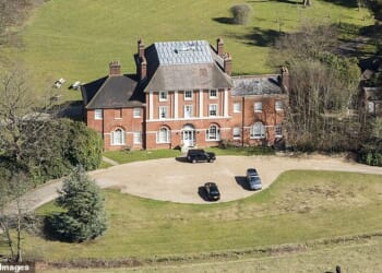 Forest Lodge in Windsor Great Park, the new home of the Prince of Wales and his family