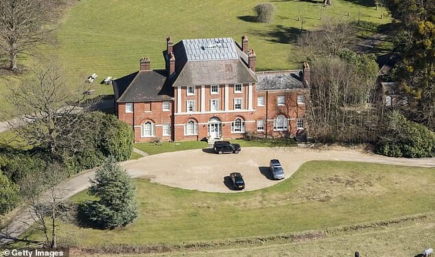 Forest Lodge in Windsor Great Park, the new home of the Prince of Wales and his family