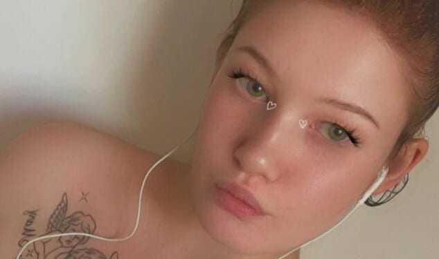 British mother, Sinead Hart, 22 (pictured) and Thomas Lee Munro were arrested after arriving at Seewoosagur Ramgoolam International Airport (SSR) on October 15