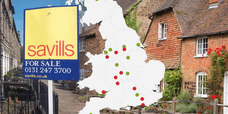 UK’s biggest property value hotspots of 2025 revealed as prices soar by nearly 13%