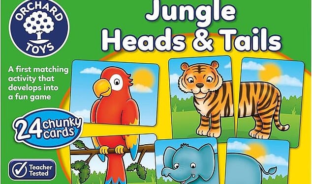 Some Jungle Heads & Tails games by Orchard Toys have been recalled over a choking risk
