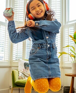 Screen free: Yoto, which was founded by two dads who didn't want to raise iPad-clutching children, has sold twenty million of its cards this Christmas