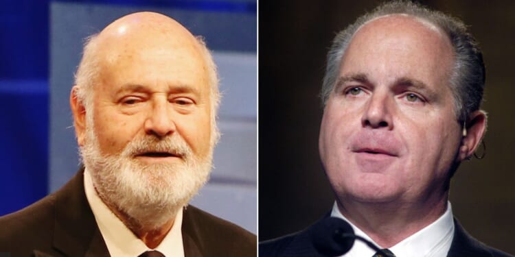 Those who criticize President Donald Trump for his remarks about the death of Rob Reiner, left, seem to have forgotten what many liberals, including Reiner, said about Rush Limbaugh, right.
