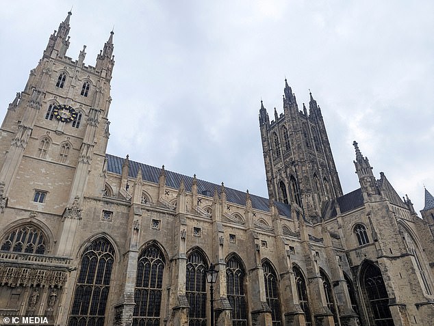 Canterbury cathedral, which sits next to the official residence at Old Place