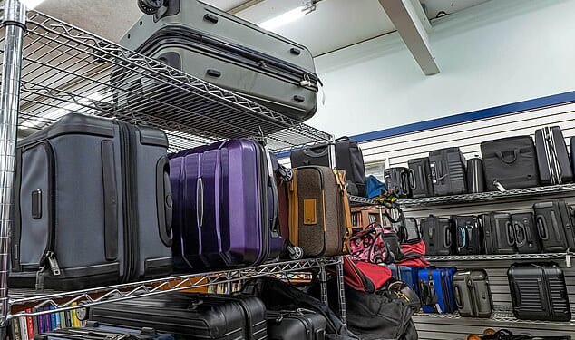 While most bags are eventually reclaimed within 90 days, around seven per cent of mishandled bags are never reunited with owners