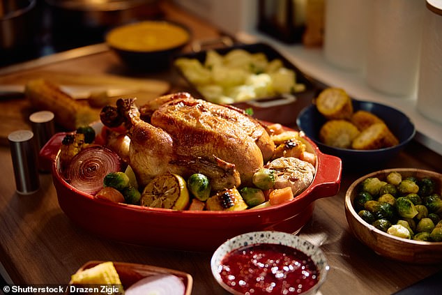 Experts recommend balancing your Christmas lunch to include foods that support digestion such as Brussels sprouts, roasted carrots and green beans