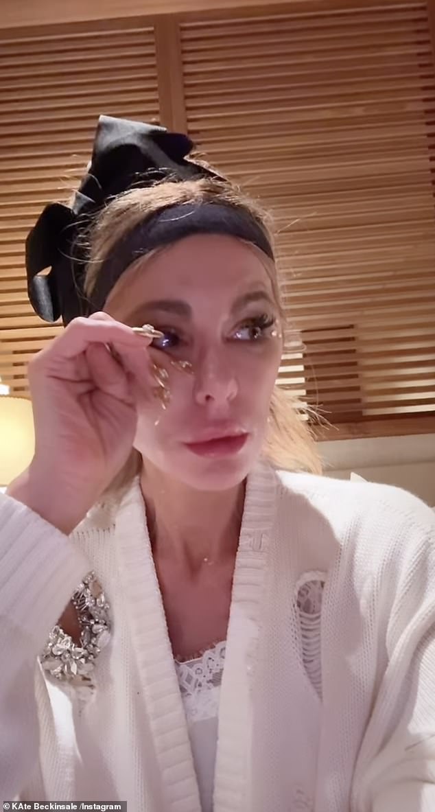 The Click star explained how the loss of her mum and her stepfather the year previously, led her 'body to close down'