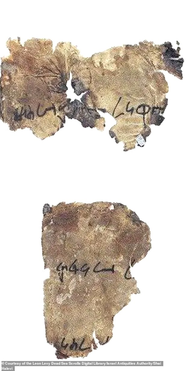Pictured is a fragments of 4Q363