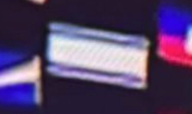 Israel's flag in the fireworks display only had white with two blue stripes with no Star of David