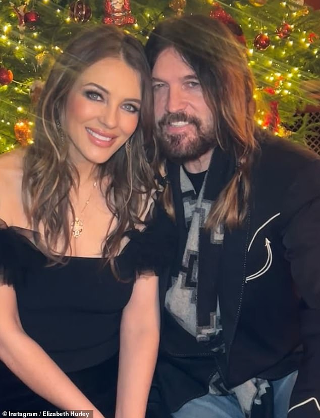 Elizabeth shared a pair of loved-up snaps with Billy Ray ahead of the New Year that offered a glimpse at their festive celebrations together
