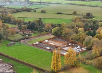 Millionaire residents have been 'living in a nightmare' since the group bought the 1.5 acre field