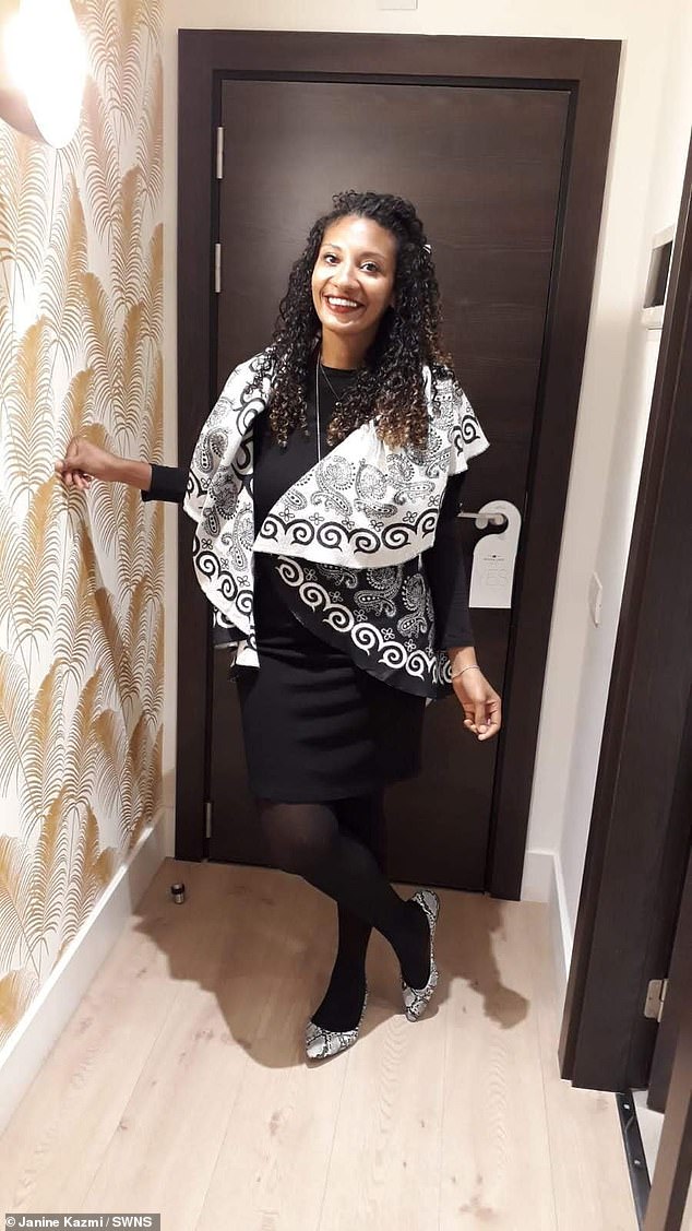 Ms Kazmi (pictured before the injury) went on to spend two years living in temporary housing between 2021-2023 that was 'inaccessible' while waiting for a permanent property