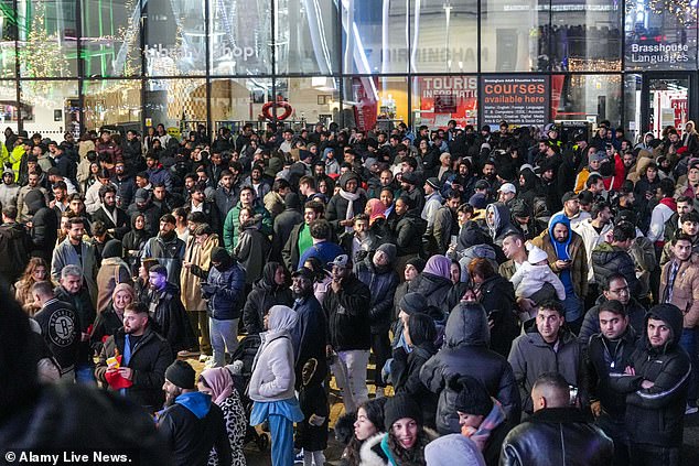 Huge crowds braved the freezing temperatures to gather in Centenary Square last night excited to welcome 2026 - only to be told that the adverts were fake