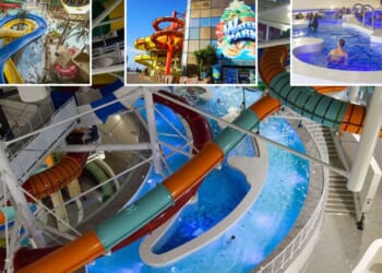Three of the UK's top indoor waterparks with tropical climates, water rollercoasters and private hot tubs