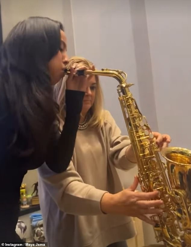 Maya Jama opted for a more low-key celebration as she kicked off 2026 with a party at home after enjoying Christmas with her boyfriend Ruben Dias