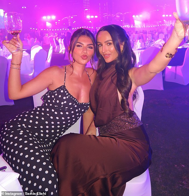 The star was in high spirits as she rung in 2026 under the shadow of the world's tallest building