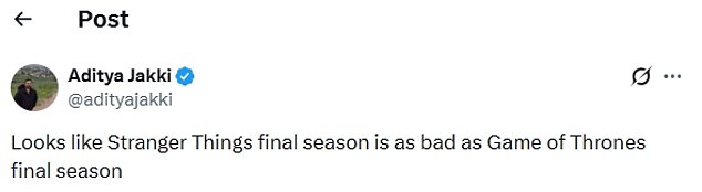 Complaints about the new series flooded in thick and fast on social media