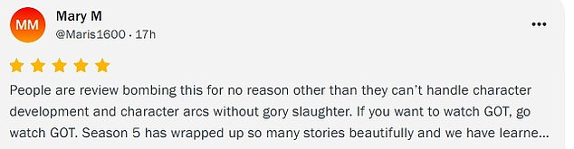 However others rushed to the episode's defence and insisted that they enjoyed it