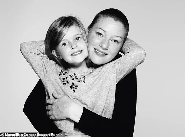 Seren's mother Jenny Deverell (pictured ) had her head shaved in solidarity with her daughter