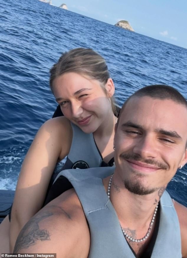 He shared images and tagged all his immediate family members bar Brooklyn