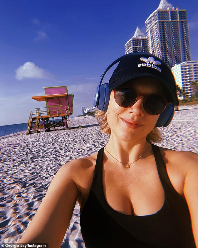 Georgia had announced back in June she was expecting her first child, and revealed in her post that she gave birth just weeks later