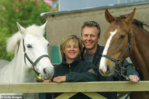 The couple are seen together in 2005