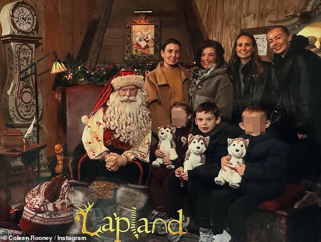 Last month, Coleen looked radiant as she treated her family to a ‘magical’ festive day out at LaplandUK