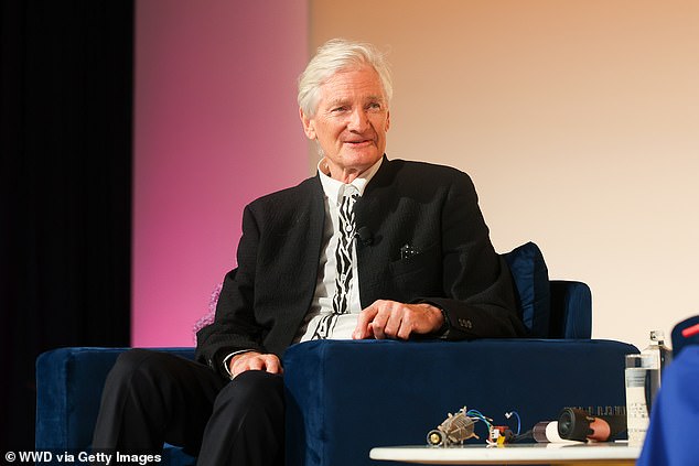 Sir James Dyson is among the hundreds of tech leaders, fashion designers, actors and billionaires enjoying a New Year's Eve in the Caribbean. Pictured above in New York in May, 2025