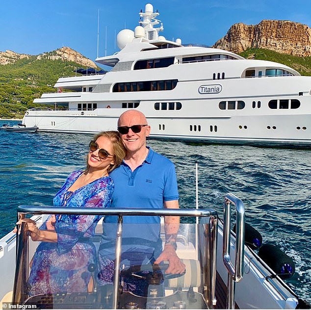 Self-made billionaire John Caudwell pictured with his partner, former Olympian Modesta V¿esniauskait¿