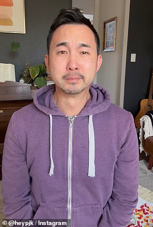 'We are so proud of him. I want to thank you from the bottom of my heart as his dad, on behalf of my family, for all the ways you guys prayed and lifted us up during this time' a tearful Kim said